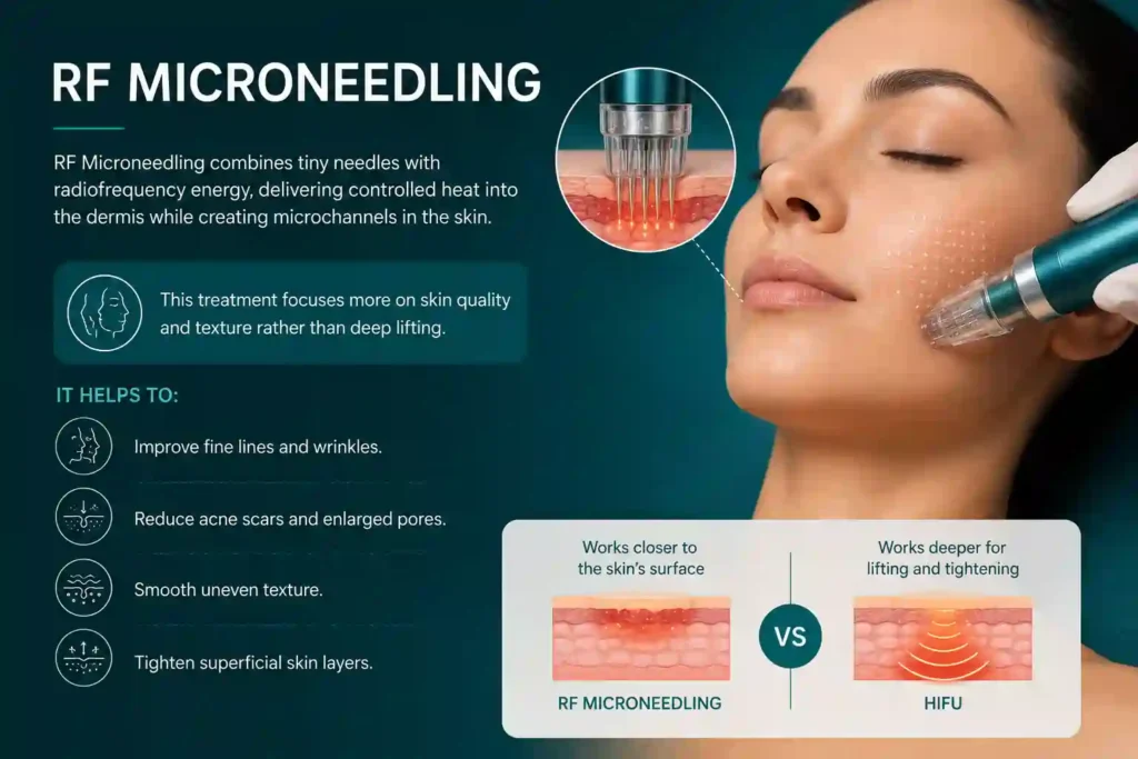 What Does RF Microneedling Do That HIFU Alone Cannot Barnet