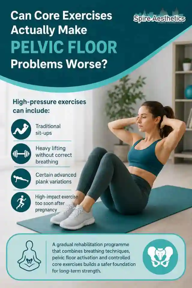 Can Strengthening Your Core Alone Actually Make Pelvic Floor Problems Worse Barnet?